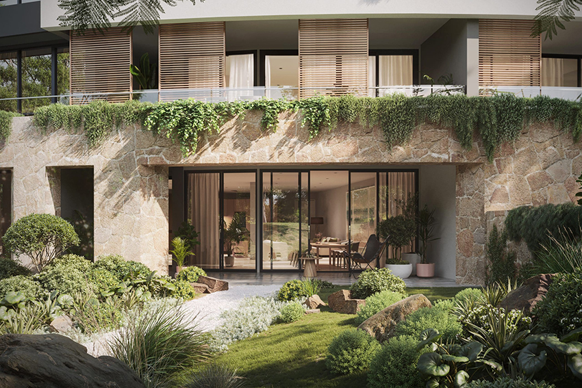 CGI of internals Watermark Residences at Newgreens